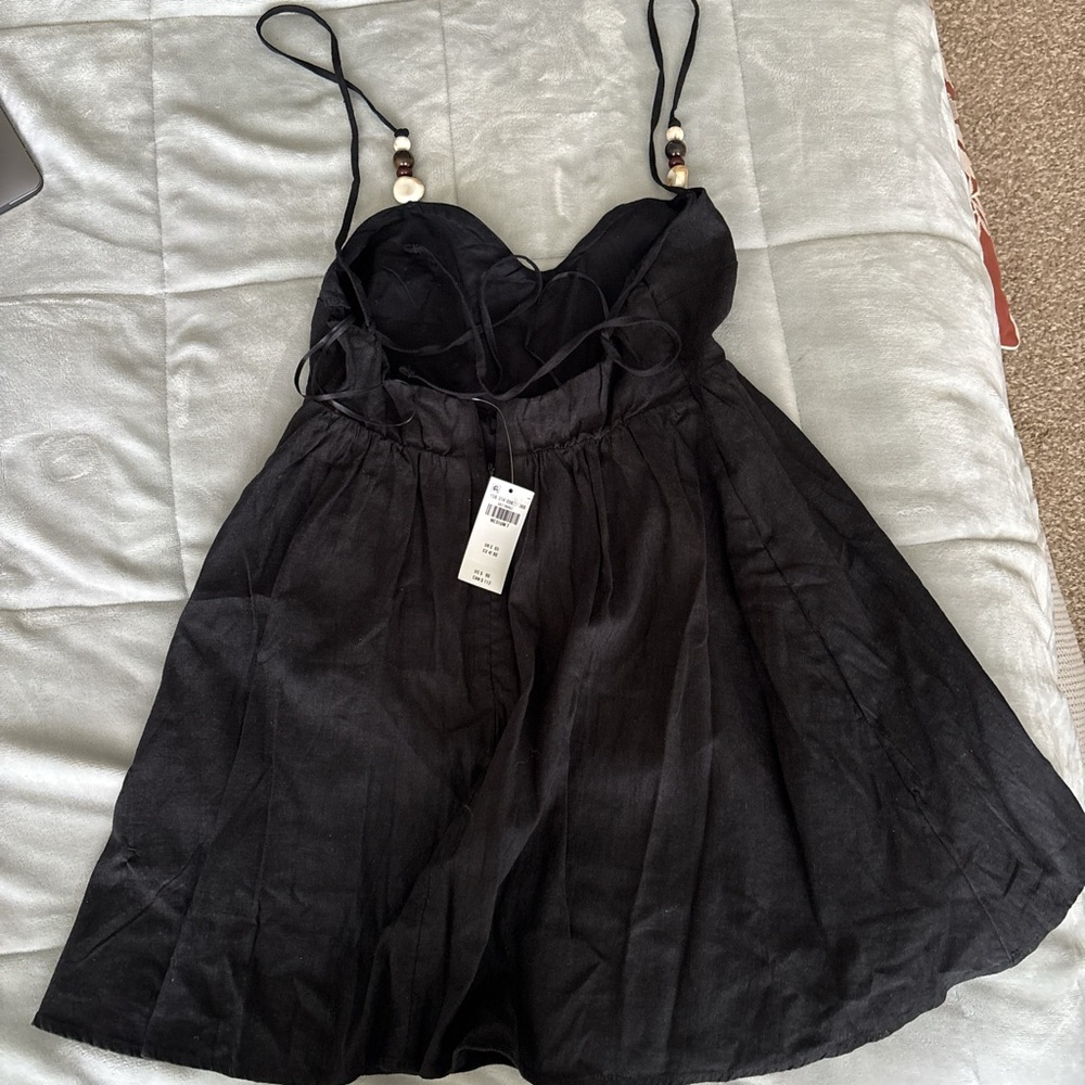 Black Spaghetti Strap Romper - Picture 3 of 4